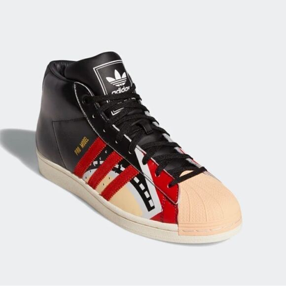 WNBA Jasmine Jones x adidas Pro Model JJ Heat CourtCore Superstar Hi Top FX4008 - Picture 1 of 14